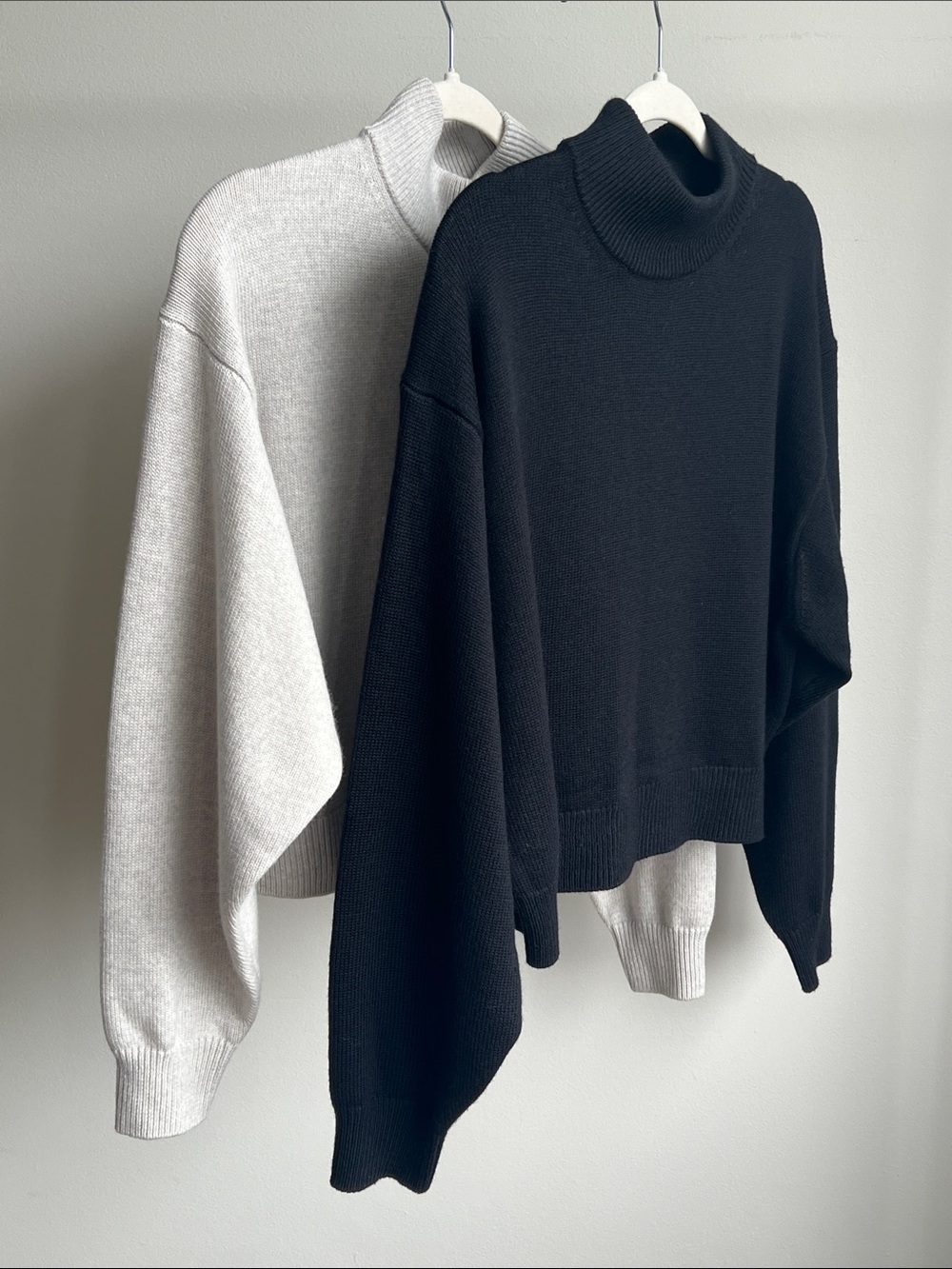 Wilfred Free Merino Wool Mock Neck Cropped Sweaters - Lot of 2 - Aritzia